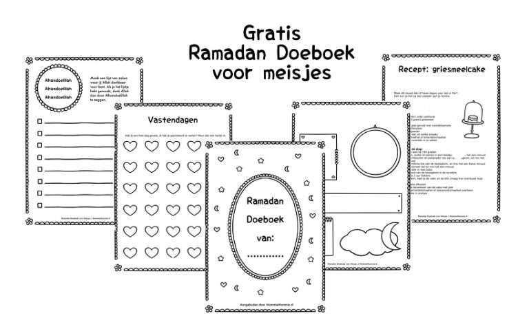 Gratis Ramadan Doeboek voor Meisjes